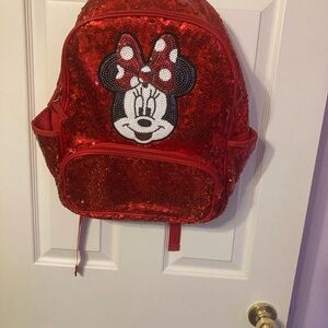 Disney Minnie Mouse Red Sparkle Bag